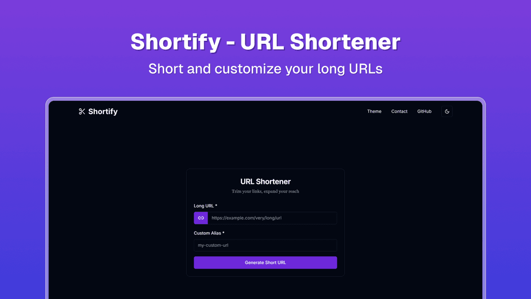 Shortify - URL Shortener